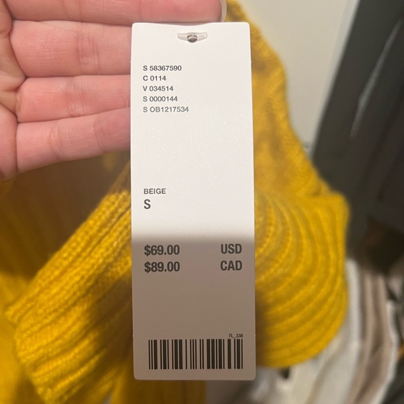 NWT Urban Outfitters Cropper Sweater - Picture 3 of 3